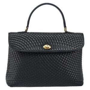 Bally Leather Handbag Black